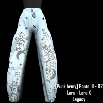 Second Life Marketplace - [Punk Army] Pants III - B2
